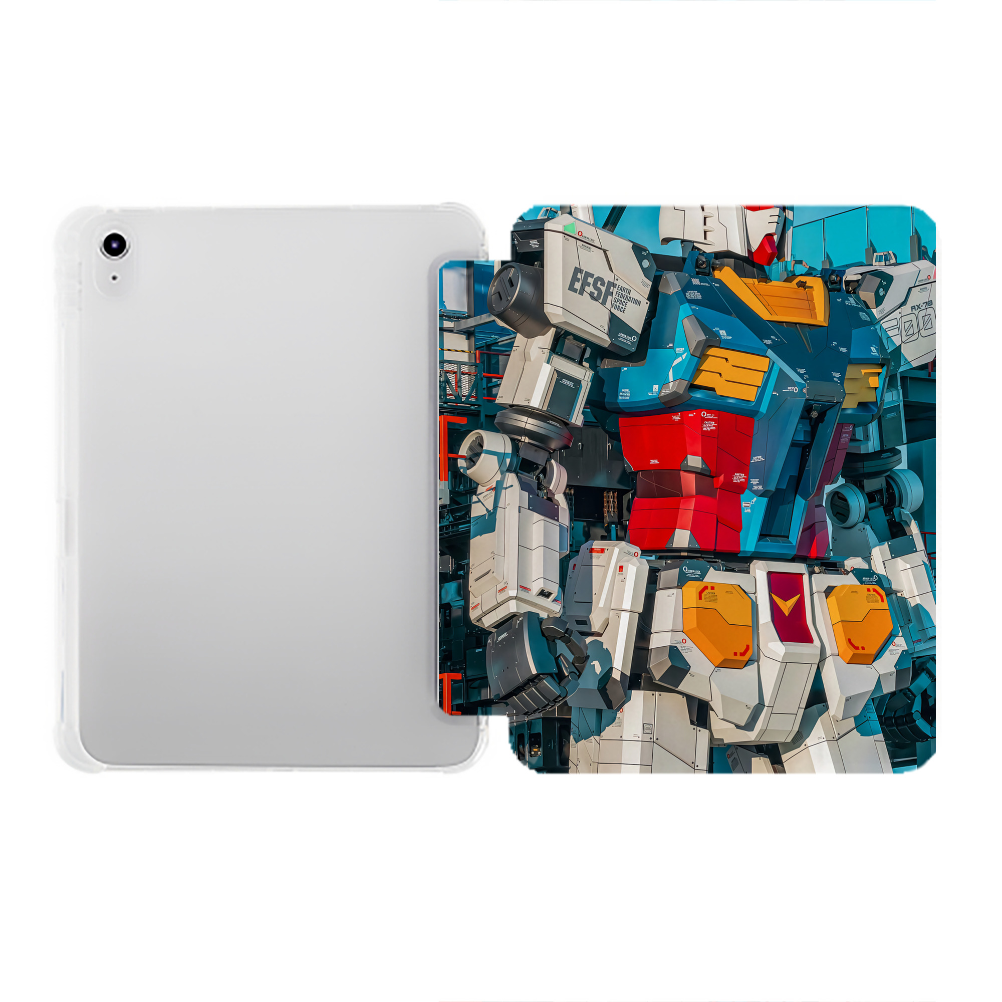 （画像用） Transformers トランスフォーマー IPad ケース ペン収納付き 三つ折りスタンド PUレザー×シリコン 対応機種9.5/10.5/10.9インチ